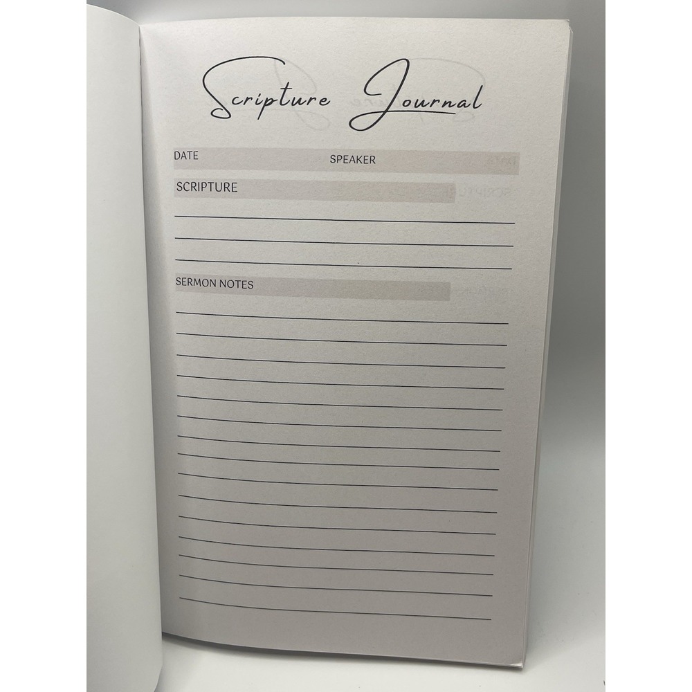 Scripture Journal For Note Taking 50 Pages- Paperback - Picture 3 of 3